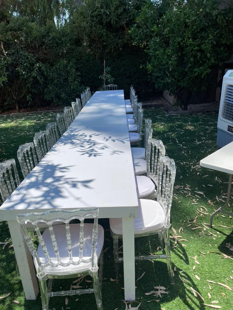 השכרת שולחנות לאירועים
